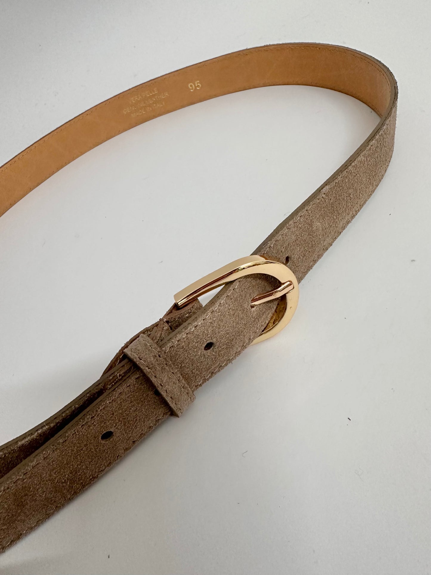 Gürtel Wildleder GoldRL