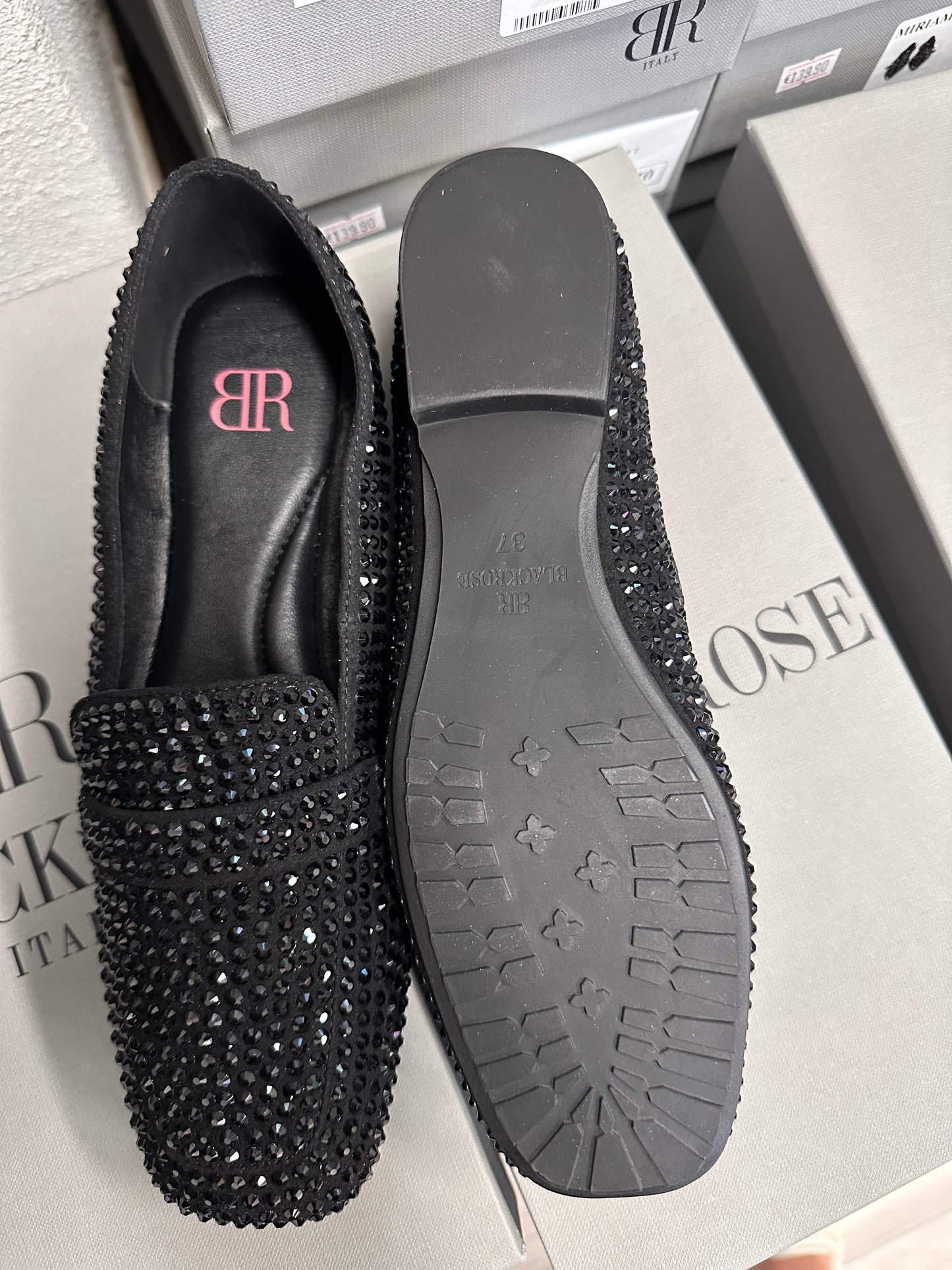 Ballerina Dory black suede