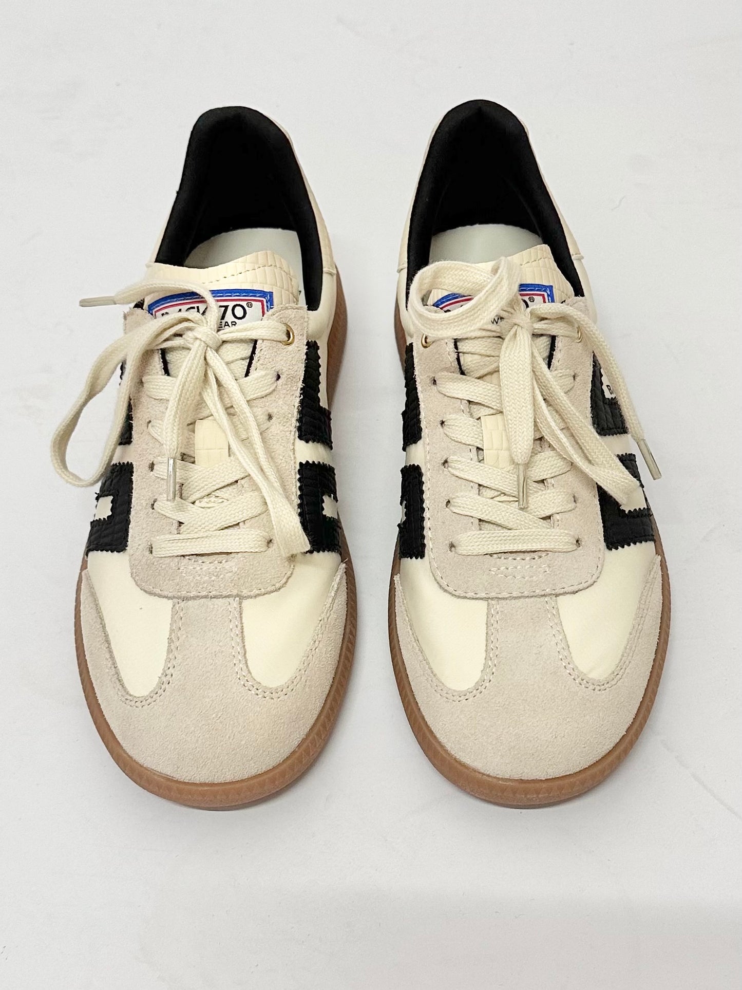BACK70 - Sneaker GHOST beige/croc black