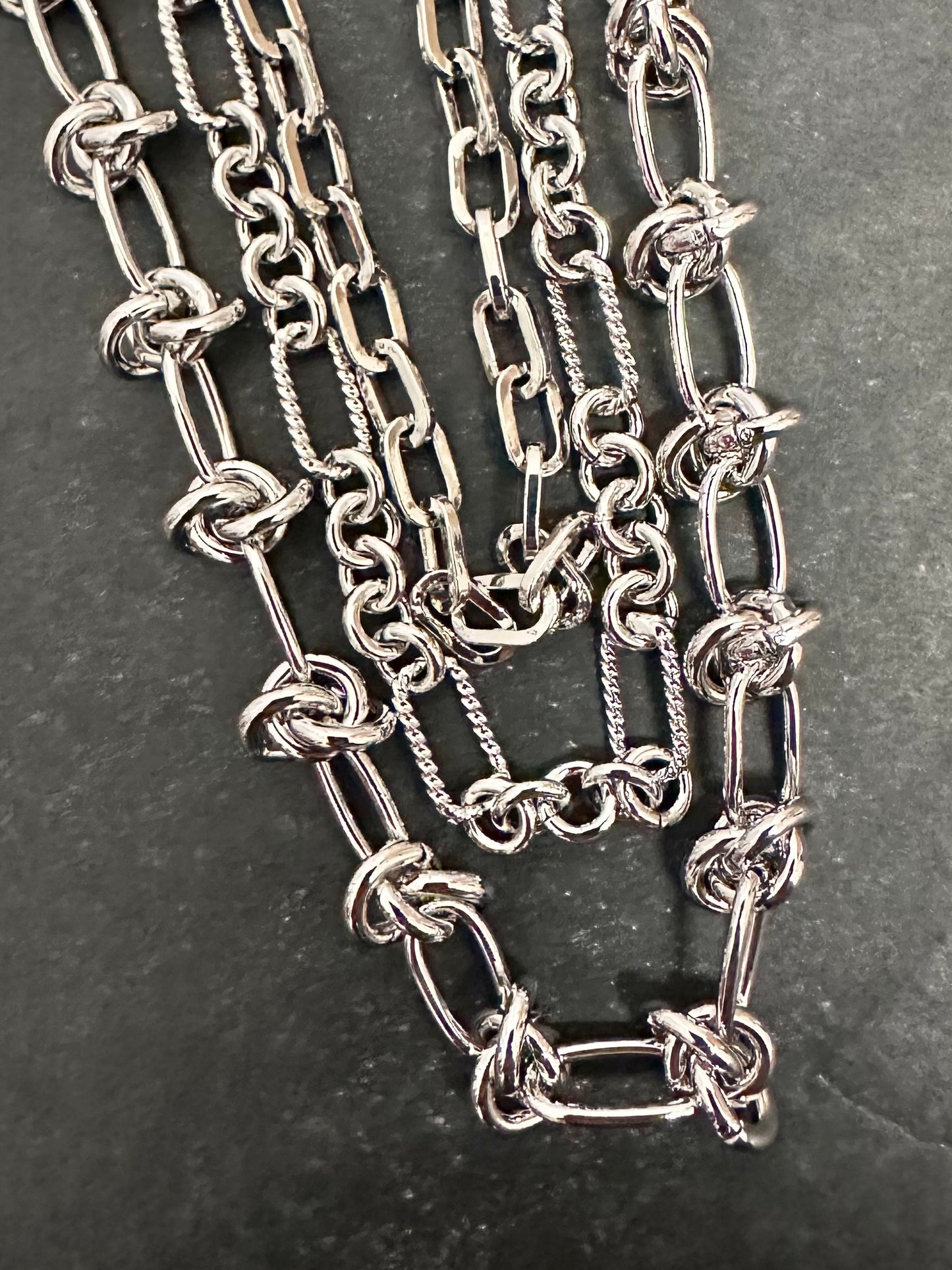 Kette KnotIC gold + silber