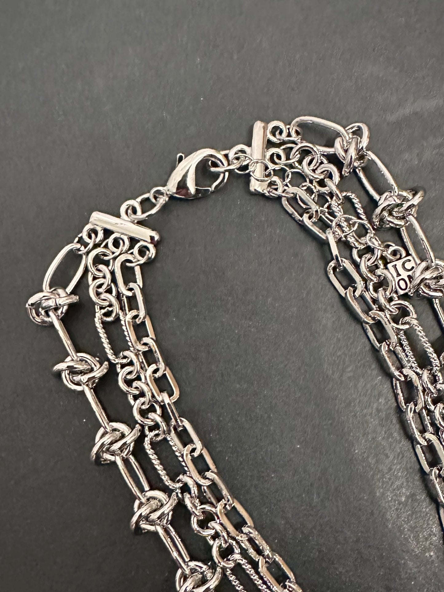 Kette KnotIC gold + silber