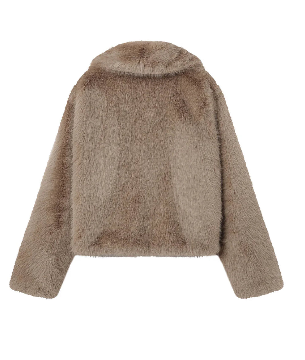 Kunstpelzjacke Shonna beige