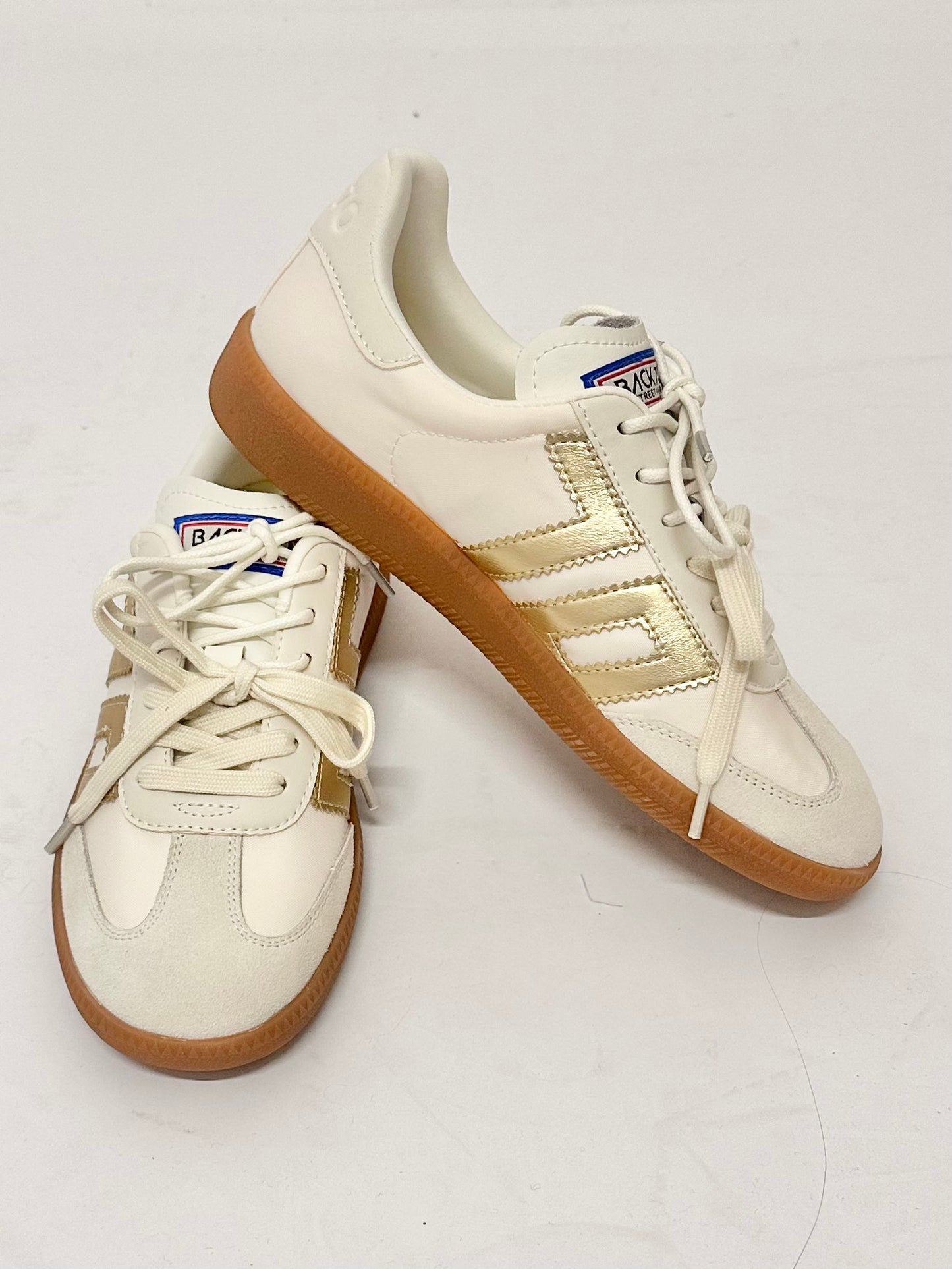 BACK70 - Sneaker GHOST milk/light gold