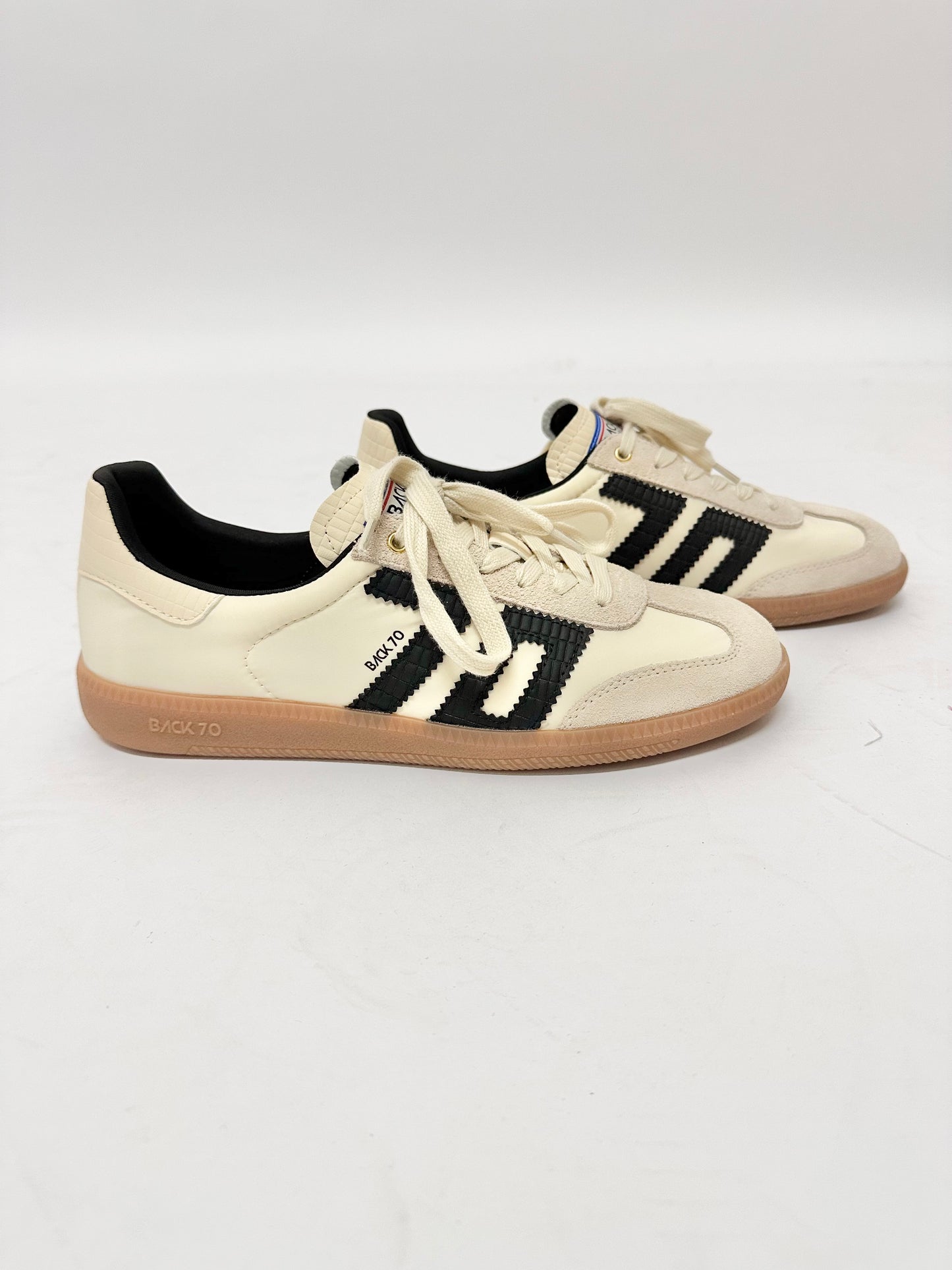 BACK70 - Sneaker GHOST beige/croc black