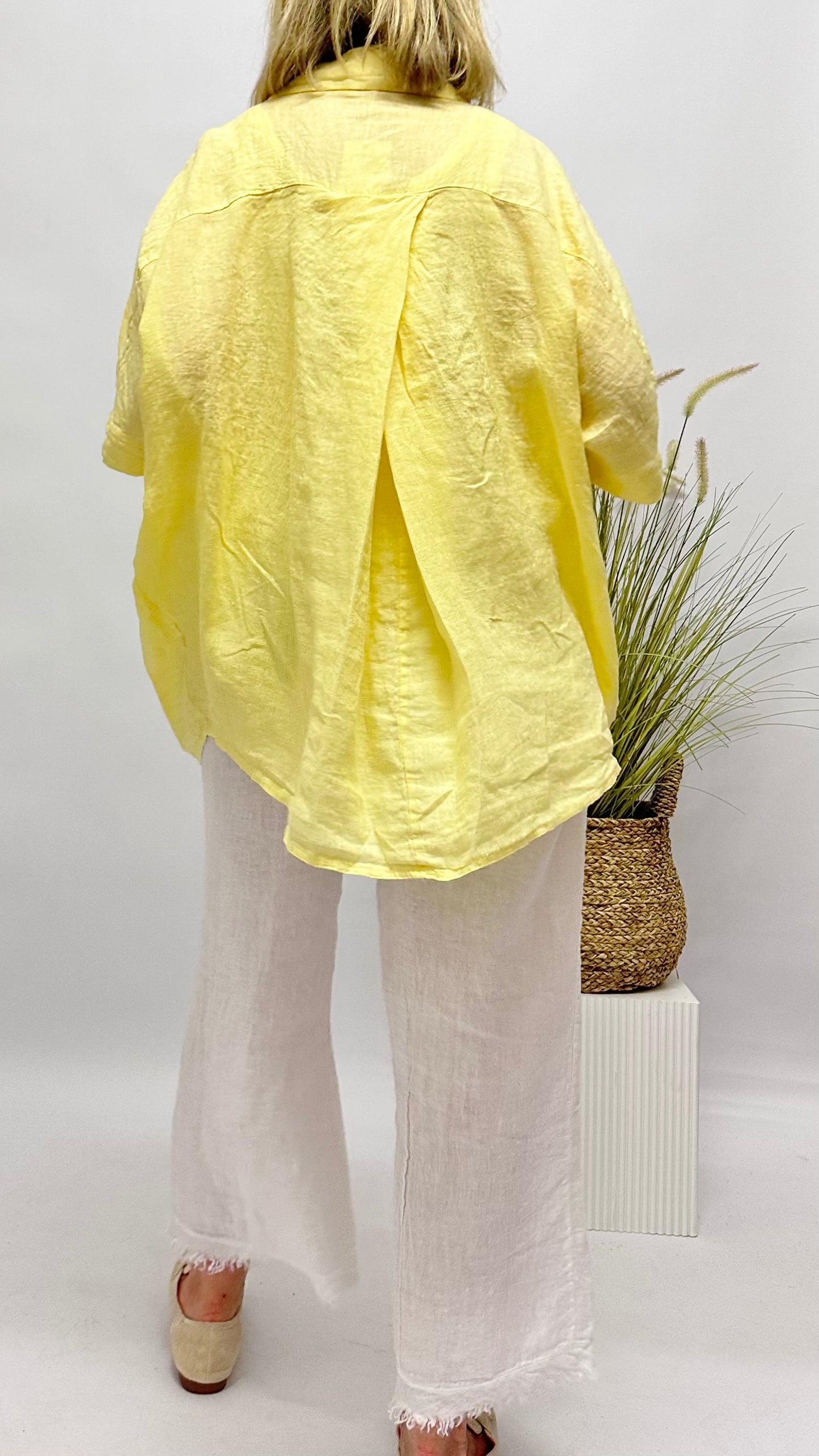 Leinen Bluse/Jacke
