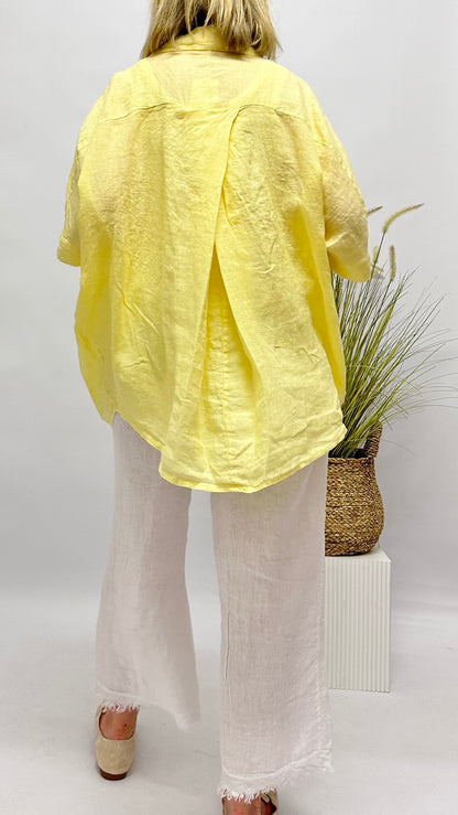 Leinen Bluse/Jacke