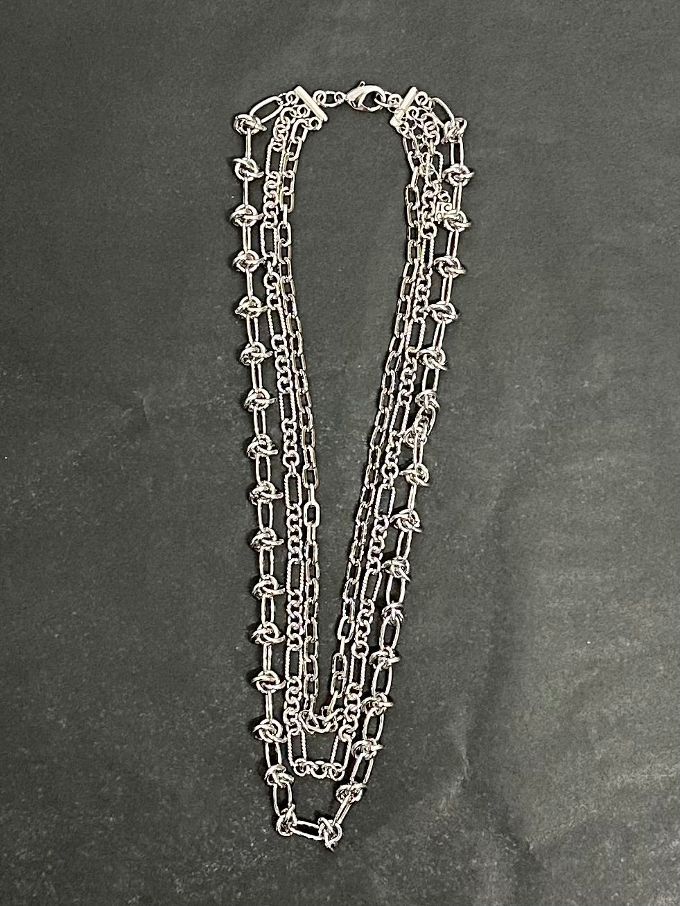 Kette KnotIC gold + silber