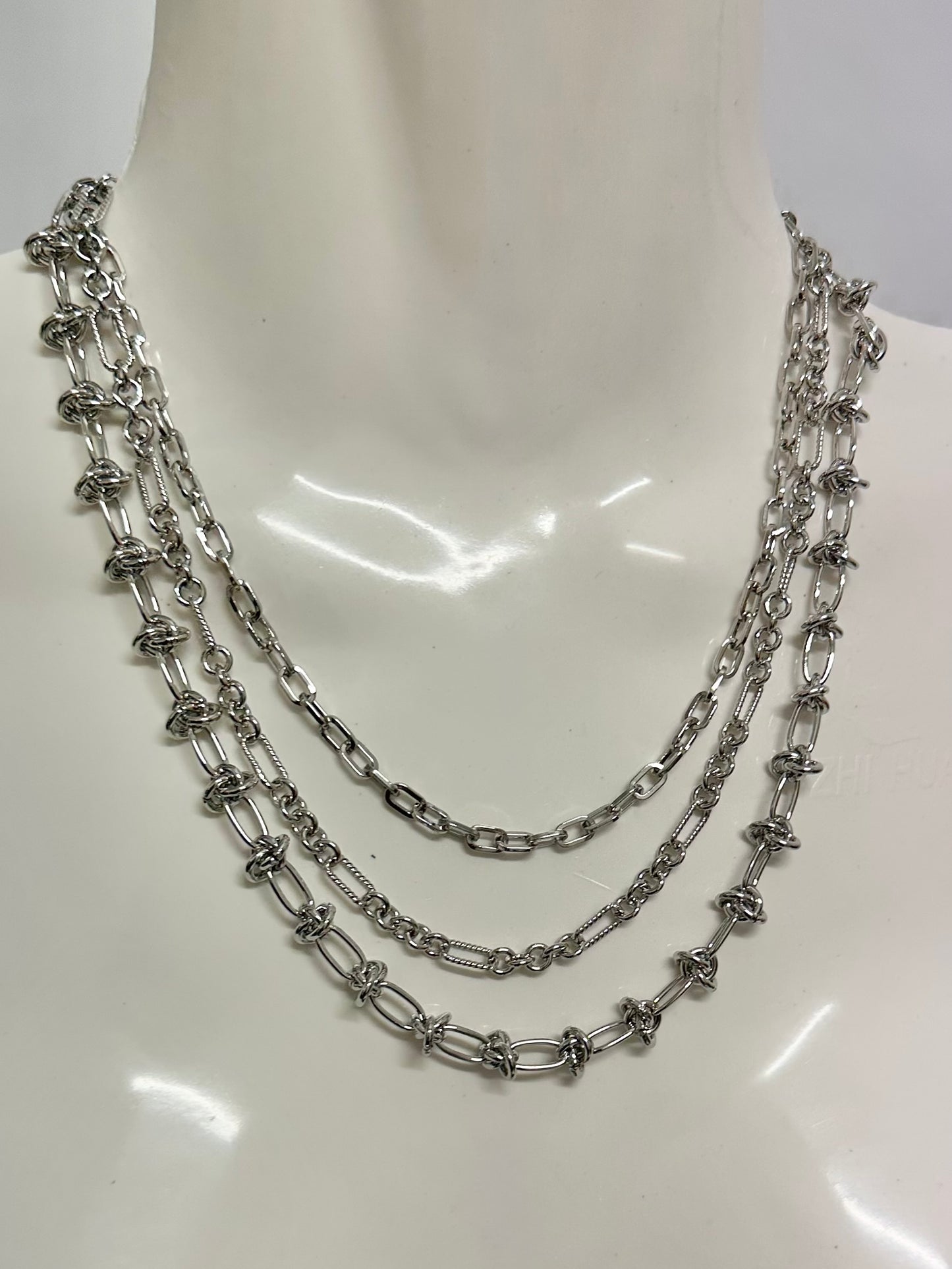 Kette KnotIC gold + silber