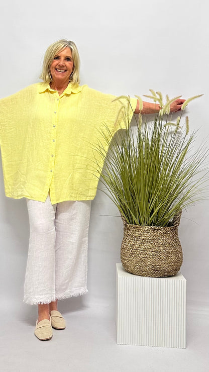 Leinen Bluse/Jacke