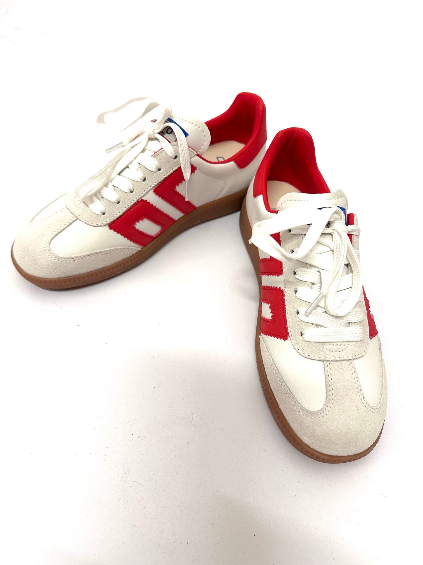 BACK70 - Sneaker Cloud weiß/rot