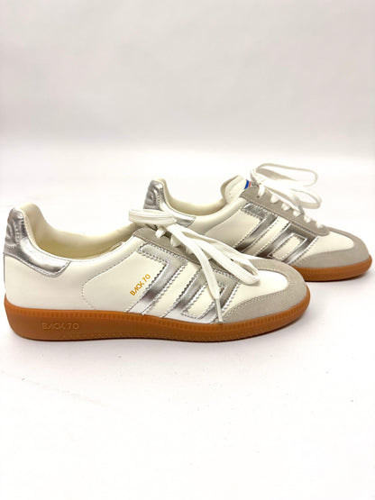 BACK70 - Sneaker Cloud weiß/silber