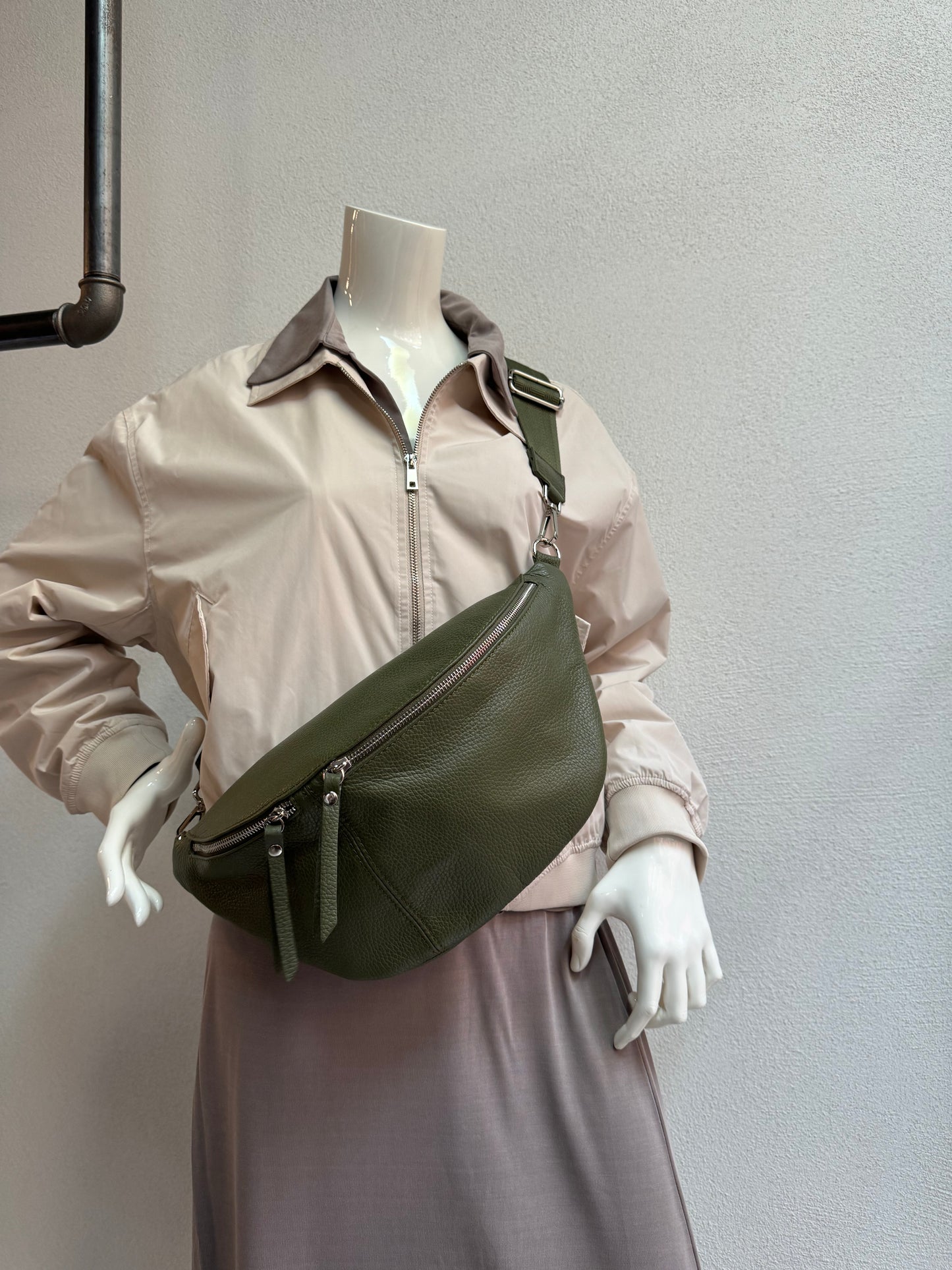CrossBodyBag inkl. 2 Straps khaki